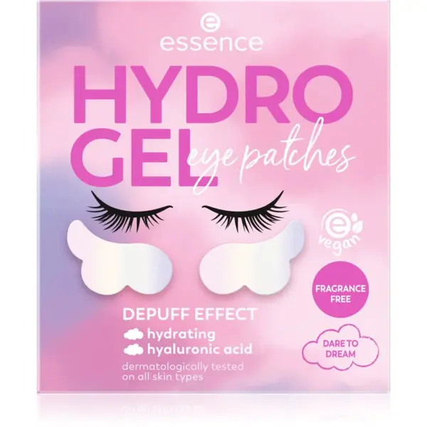 essence HYDRO GEL hydrogelová maska na oční okolí Dare To Dream 1 pár