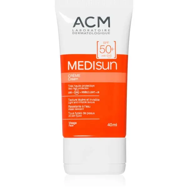 ACM Medisun voděodolný opalovací krém na obličej SPF 50+ 40 ml