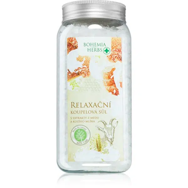 Bohemia Gifts & Cosmetics Bohemia Herbs Honey & Goat Milk koupelová sůl 900 ml
