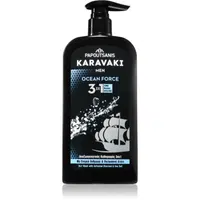 PAPOUTSANIS Karavaki Ocean Force čisticí gel 3 v 1 550 ml