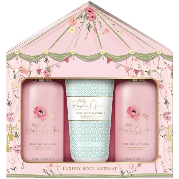 Baylis & Harding Royale Garden Rose, Poppy & Vanilla dárková sada do sprchy