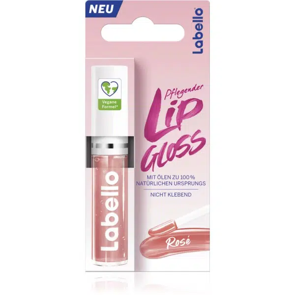 Labello Lip Gloss pečující olej na rty odstín Rosé 5.5 ml