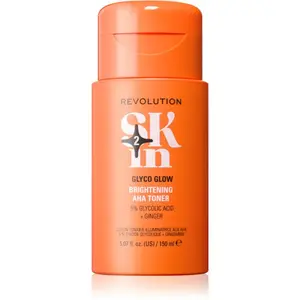 Revolution Skincare Be Bright Glow 5% Glycolic Acid Brightening AHA Toner rozjasňující tonikum 150 ml