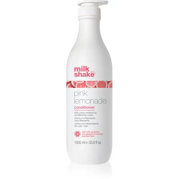 milk_shake® Pink Lemonade tónovací kondicionér pro blond vlasy odstín Pink 1000 ml