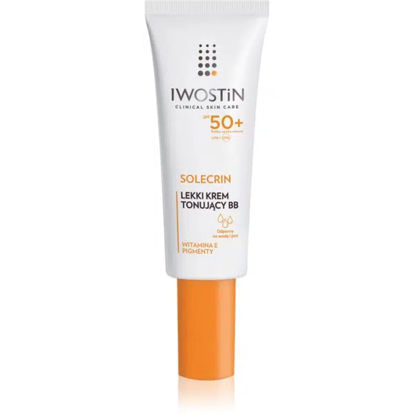 Iwostin Solecrin lehký tónovací fluid SPF 50+ pro citlivou pleť 30 ml