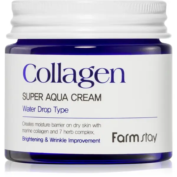 Farmstay Collagen Super Aqua hydratační pleťový krém 80 ml