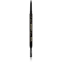 L.A. Girl Cosmetics Shady Slim automatická tužka na obočí s kartáčkem odstín Blackest Brown 0.01 g