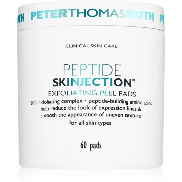 Peter Thomas Roth Peptide Skinjection™ Exfoliating Peel Pads exfoliační polštářky s vyhlazujícím efektem 60 ks