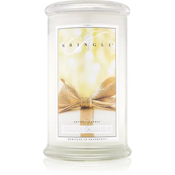 Kringle Candle Gold & Cashmere vonná svíčka 624 g