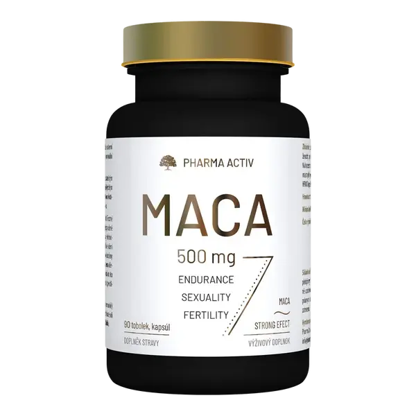 PHARMA ACTIV Maca 500mg 90 tvrdých kapsúl