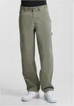 Men's Twill Double Knee Light Green Pants