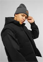 Unisex Cap Urban Classics Synthetic Leatherpatch Long Beanie