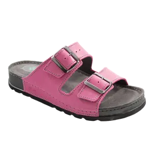 SANTÉ Dámské pantofle N/211/1/O75/CP FIALOVÁ v.36