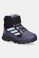 Dětské zimní boty adidas TERREX TERREX SNOW fialová barva, JR4190