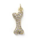 Brass Micro Pave Cubic Zirconia Pendants