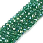 Electroplate Glass Beads Strands