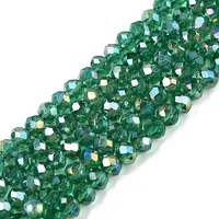 Electroplate Glass Beads Strands
