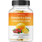 Movit Energy Vitamin C 1200 mg se šípky + Vitamin D + Zinek PREMIUM tablety pro podporu imunitního systému, krásnou pleť a nehty 90 tbl
