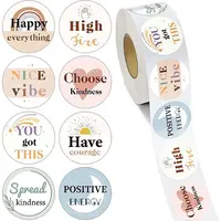 500Pcs Award Paper Self-Adhesive Stickers