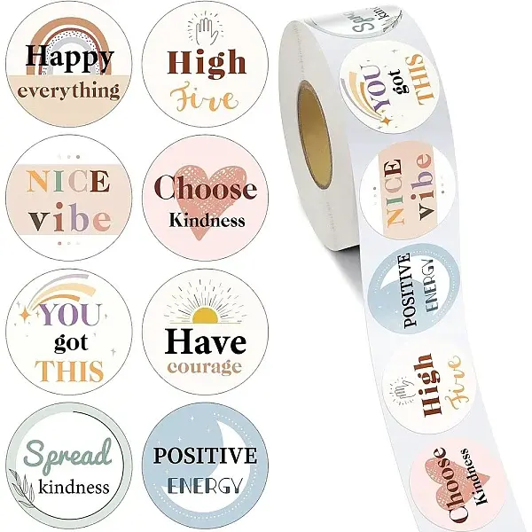 500Pcs Award Paper Self-Adhesive Stickers