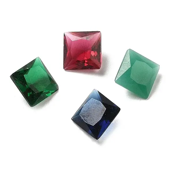Pointed Back Glass Rhinestone Cabochons