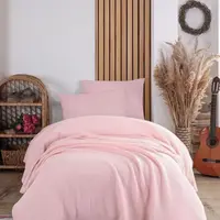 Přehoz 160x230 pique - růžová