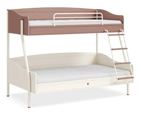 Patrová postel beauty - béžová, růžová