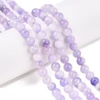 Dyed Natural White Jade Beads Strands