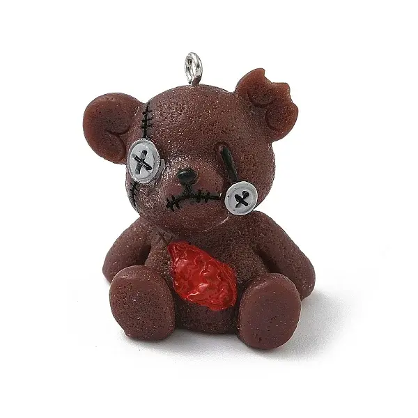 Halloween Opaque Resin Pendants