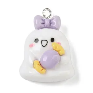 Halloween Theme Resin Pendants