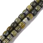 Handmade Lampwork Chevron Beads Strands