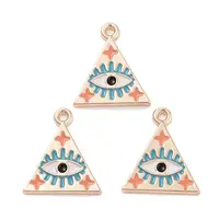 Rack Plating Alloy Enamel Pendants