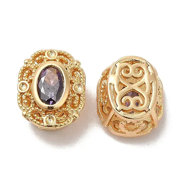 Brass with Glass Multi-Strand Links