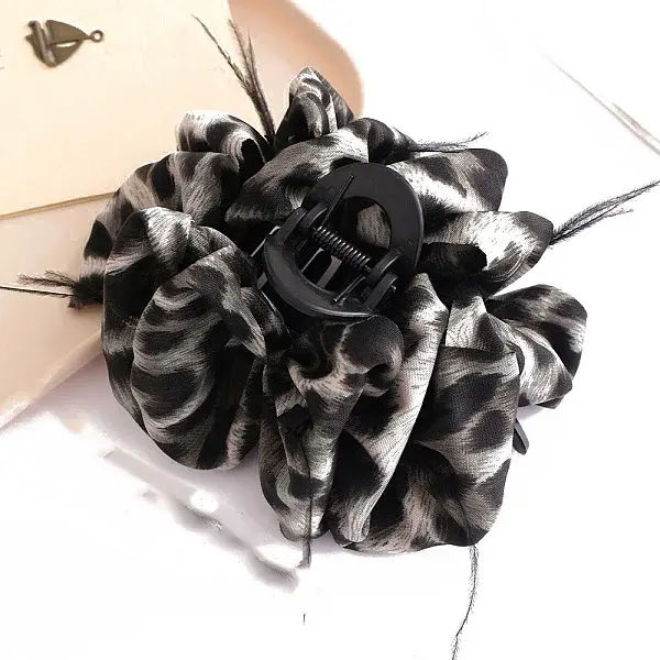 Flower Plastic Claw Hair Clips
