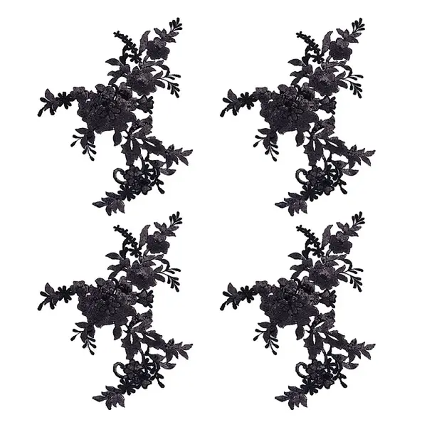 Flower Polyester Embroidery Sew on Appliques