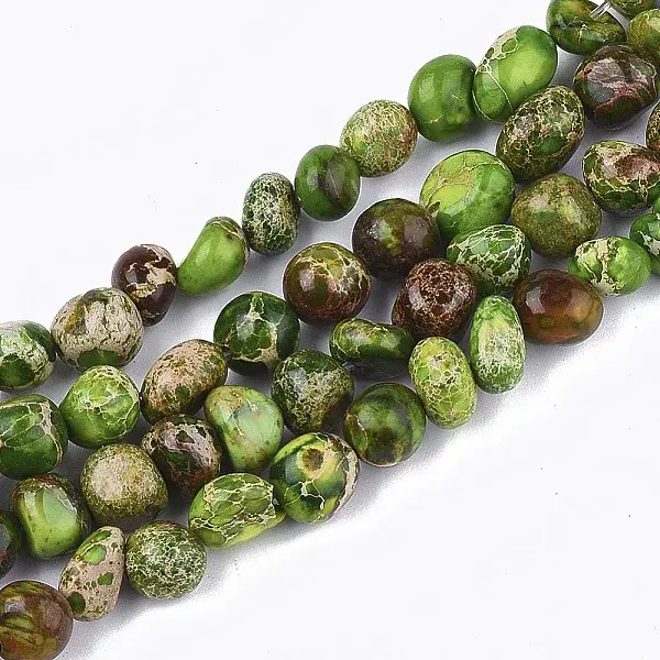 Natural Imperial Jasper Beads Strands