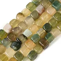 Natural Dragon Veins Agate Beads Strands