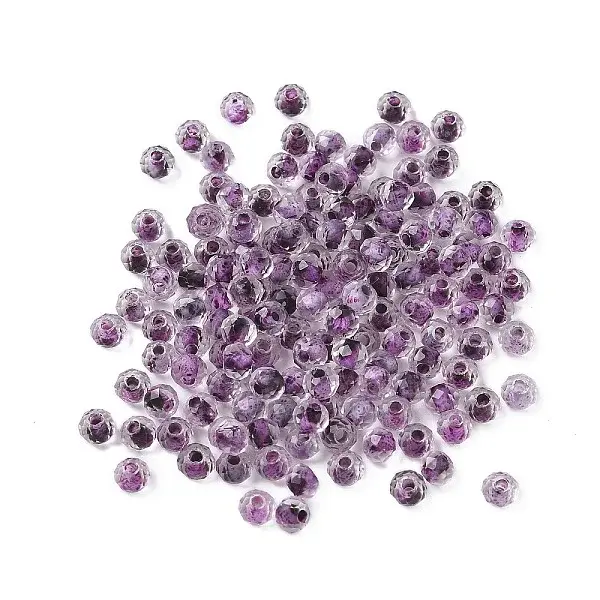 130Pcs 10G Transparent Glass Seed Beads