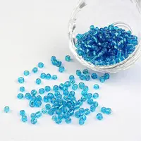 6/0 Round Silver Lined Round Hole Glass Seed Beads