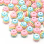 Transparent Stripe Resin Beads