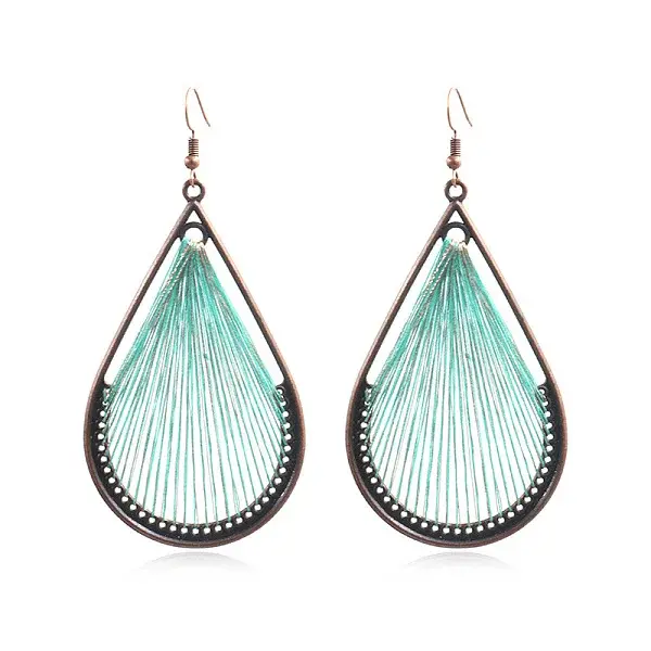 Bohemia Style Alloy Dangle Earrings