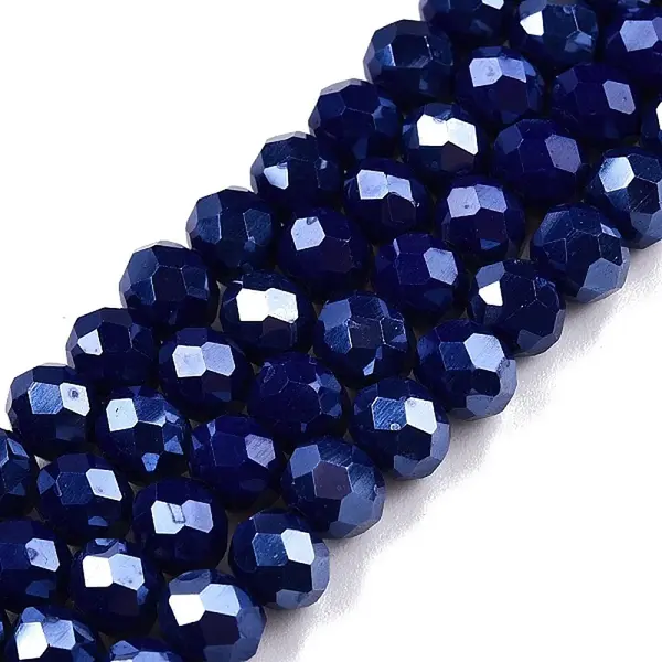 Electroplate Glass Beads Strands