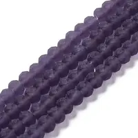 Transparent Glass Beads Strands