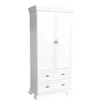 Dvoudveřová skříň ks1, sosna andersen, kora