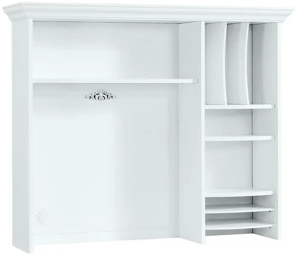 Nástavec k psacímu stolu ema - bílá