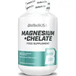 BioTechUSA Magnesium + Chelate kapsuly na podporu zníženia únavy a vyčerpania, pre normálny stav zubov, kostí a svalov 60 cps