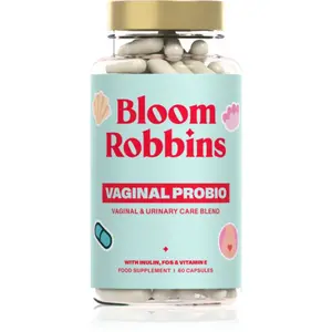 Bloom Robbins Vaginal Probio Vaginal & Urinary Care Blend kapsuly na podporu vaginálneho prostredia 60 g