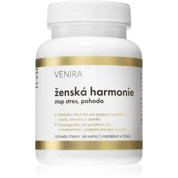 Venira Ženská harmónia kapsuly na udržanie energie a kognitívnej výkonnosti pre ženy 80 cps