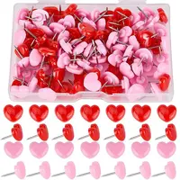 Heart Plastic Push Pin