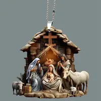 The Birth of Jesus Hanging Ornaments